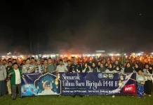 Pawai Obor dan Bersholawat Warnai Puncak HANI 2026 Banyumas