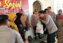 Peringati Hari Bhayangkara, Polres Tegal Beri Bantuan Warga Terdampak Bencana