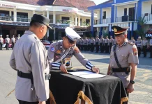 Kapolsek Dayeuhluhur Purna Tugas, Jabatan Diserahkan ke Kapolresta Cilacap