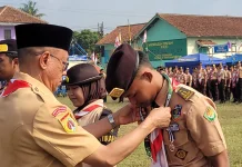 Perkemahan Wirakarya Jadi Wadah Pramuka Mengabdi kepada Masyarakat