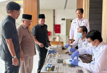 BNN Banyumas Gelar Tes Urine bagi Anggota DPRD dan Sekretariat DPRD