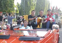 Persibangga Promosi, Ribuan Warga Tumpah Ruah Rayakan Kemenangan