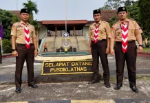 Tiga Pembina Pramuka Banyumas Ikuti Kursus Pelatih Nasional
