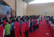 MPLS SMAN 1 Sigaluh Perkuat Disiplin lewat Latihan Bersama TNI