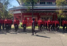 Calon Paskibraka Banyumas Jalani Latihan Jelang HUT ke-81 RI