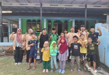 Mahasiswa KKN UNUGHA Dampingi Kegiatan Rashdul Kiblat di Desa Kedunggede Lumbir