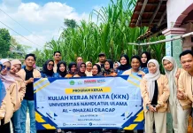Mahasiswa KKN UNUGHA Optimalisasi Pelayanan Posyandu Lansia di Desa Pesahangan