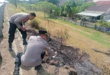 Polri Respons Cepat Kebakaran Rumput di Area Tol Trans Jawa