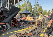 Tribun VIP Kejurnas Drift Purwokerto Ambruk, Bupati Hentikan Sementara Event