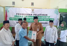 Baznas Banjarnegara Latih 30 Pelaku Usaha, serta Bantu Modal Usaha Produktif