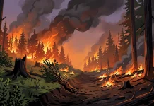 Keterbatasan Alat, Relawan Gumelar Padamkan Kebakaran Hutan dengan Cara Manual