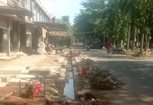 Drainase di Pasar Segamas Purbalingga Dibenahi