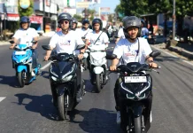 Feders Gathering Banyumas, Komunitas Motor Matic Diedukasi Hadapi Jalur Ekstrem