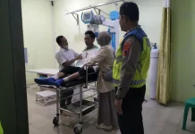 Respon Cepat Polres Purbalingga, Korban Laka di Bobotsari Dievakuasi ke Rumah Saki