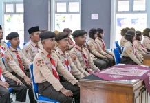 Kontingen Pramuka Penggalang MTs Banjarnegara Dilepas ke Jambore Daerah Jateng