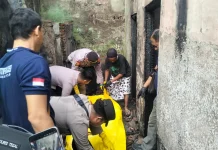 Polisi Lakukan Penanganan Kebakaran Rumah di Dukuhturi