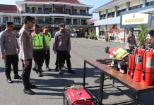 Hadapi Ancaman Bencana, Polresta Cilacap Pastikan Seluruh Personel Siap Bergerak