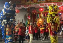 Kemeriahan Kirab Shejit Kongco Kwan Kong di Klenteng Hok Tek Bio Purwokerto