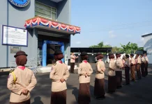Jelang Pelantikan, Calon Anggota Saka Perwira Anti Narkoba Purbalingga