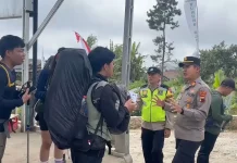 Polsek Karangreja Imbau Pendaki Gunung Slamet Cegah Karhutla