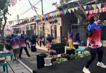 Semarak HUT ke-81 RI, Warga Kedungjati Gelar Senam dan Lomba Bersama