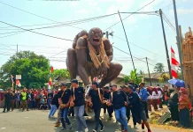 Ada Godzilla hingga Gollum Ramaikan Karnaval dan Pawai Ogoh-ogoh Desa Kuripan