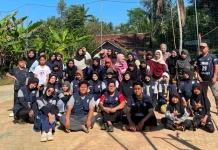 Semarak Senam Bersama KKN 148 UIN Saizu di Cintajaya
