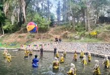 Lepas Sambut Pengurus dan Anggota, PGRI Ranting Karangnangka-Beji Adakan Outbond