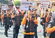 Meriahkan HUT RI ke-81, BPS dan ATR/BPN Sosialisasi Program Strategis di Purbalingga