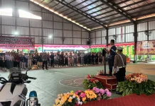 Polres Tegal Buka Lomba Baris-Berbaris Hari Lalu Lintas Bhayangkara Ke-71
