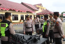 Polres Kebumen Cek Kesiapan Personel dan Peralatan Kamtibmas