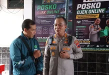 Posko Ojol Resmi Berdiri di Polresta Banyumas