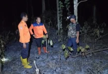 Dua Hektar Lahan di Kawunganten Terbakar
