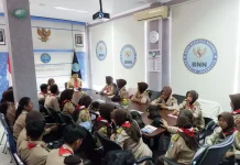 Belajar Demokrasi, Saka Perwira Anti Narkoba Pilih Ketua Dewan