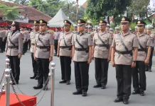 Serah Terima Jabatan dan Kenaikan Pangkat Pengabdian Polres Tegal
