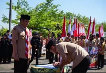 Tuntaskan Misi Lintas Wilayah, Kwarcab Banjarnegara Serahkan ETK di Purbalingga