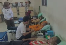 Sambut Estafet Tunas Kelapa, Pramuka Banyumas Gelar Donor Darah