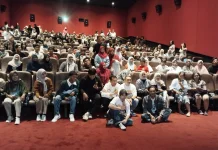 Cinema Visit Film Bapakmu Kiper di Rajawali Purwokerto Diserbu Penonton