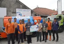 BPJS Kesehatan Kebumen Salurkan 63 Tangki Air Bersih