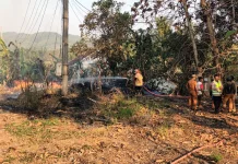 Pangkalan Kayu di Cipari Terbakar, Diduga akibat Bakar Sampah