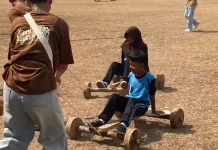 Ratusan Anak di Cindaga Diajak Mengenal Kembali Permainan Tradisional