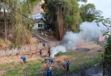 Gerakan Indonesia ASRI, DPU Kabupaten Banyumas Kerja Bakti di Bendungan Banjaran
