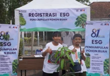 KAI Daop 5 Kumpulkan 137 Bibit Pohon untuk Penghijauan
