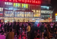 Warga Purwokerto Antusias Mengikuti Nobar Indonesia vs Malaysia