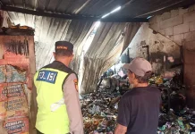 Kebakaran Ruko di Kemangkon Diduga akibat Korsleting Listrik