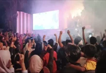 Antusiasme Masyarakat Banyumas pada Laga Final Indonesia VS Thailand