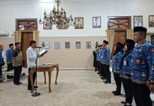 Bupati Cilacap Lantik 14 Pejabat Administrasi dan Fungsional