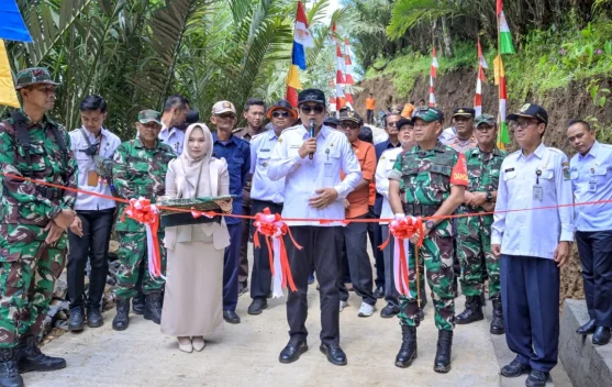 TMMD di Desa Pagentan Resmi Ditutup, Seluruh Sasaran Fisik selesai 100 Persen