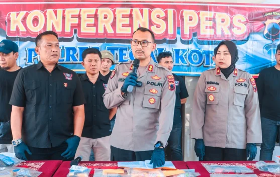 Modus Peredaran Narkoba Melalui Media Online Berhasil Diungkap Polres Tegal Kota