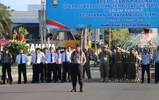 Operasi Ketupat Candi 2026 Dimulai, Polresta Cilacap Siap Amankan Arus Mudik